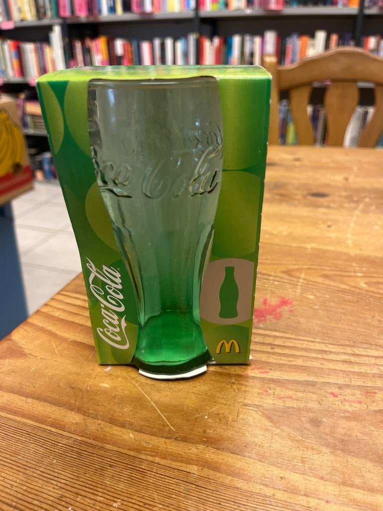 Coca-Cola Glas McDonald's Editie - Nieuw in Doos, Verzamelen, Glas en Borrelglaasjes, Ophalen, Zo goed als nieuw, Nvt, Nvt