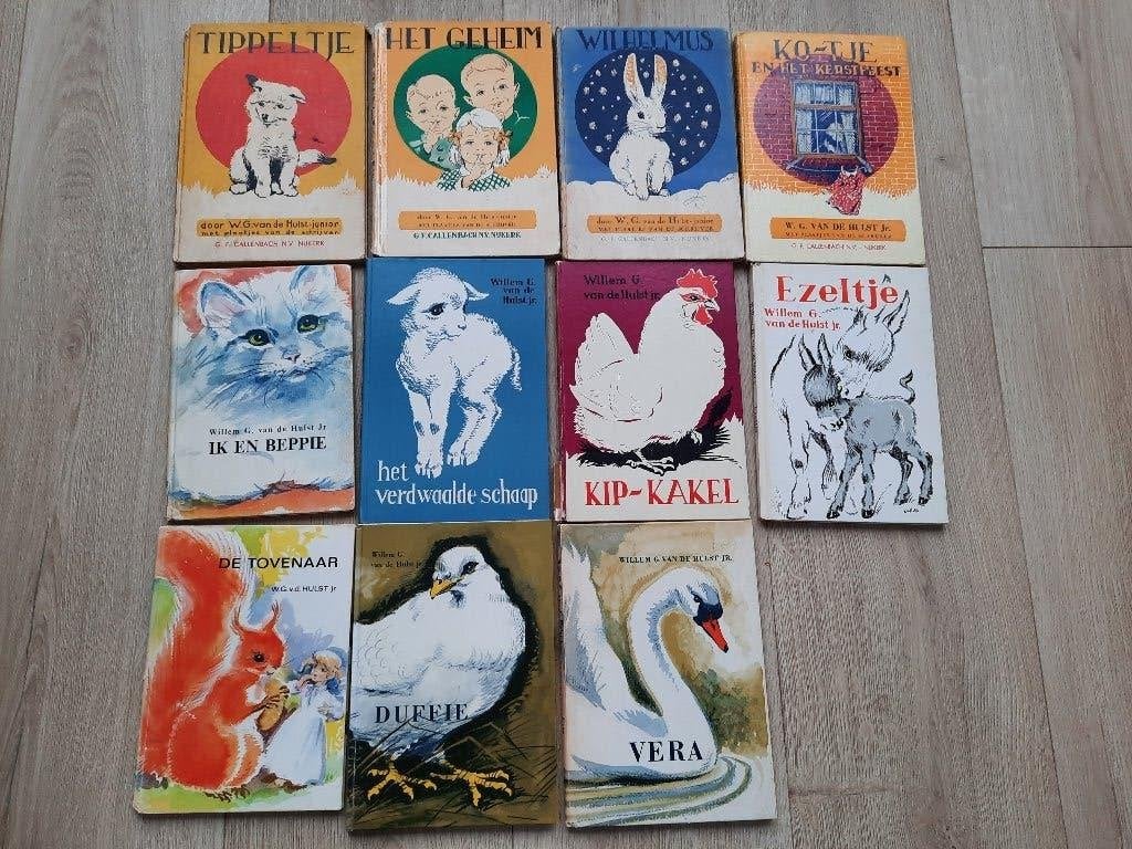 Diverse oude boeken W.G. van de Hulst jr, Ophalen of Verzenden, Gelezen, W.G. van de Hulst jr., Fictie algemeen