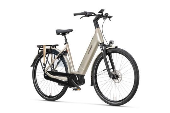 BATAVUS Finez E-Go Power N8 Lageinstap Champagne Goud 57cm, Ophalen, -, -, Batavus