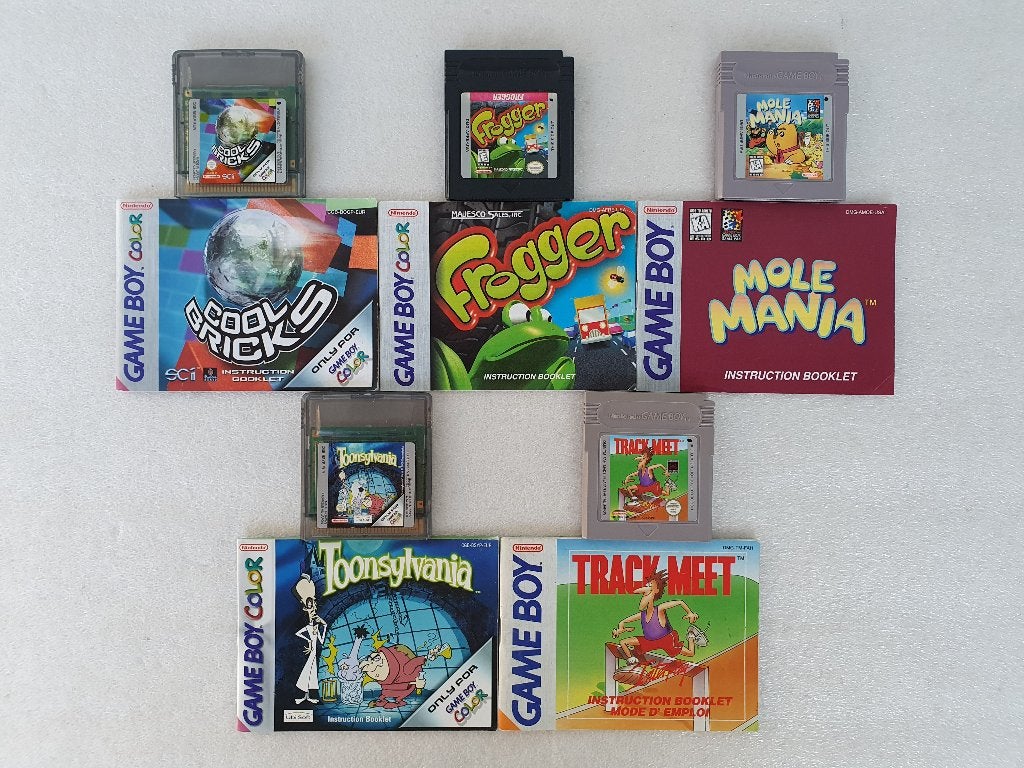 Nintendo GB + GBC cartridges met handleiding, Avontuur en Actie, Gebruikt, 1 speler, Ophalen of Verzenden