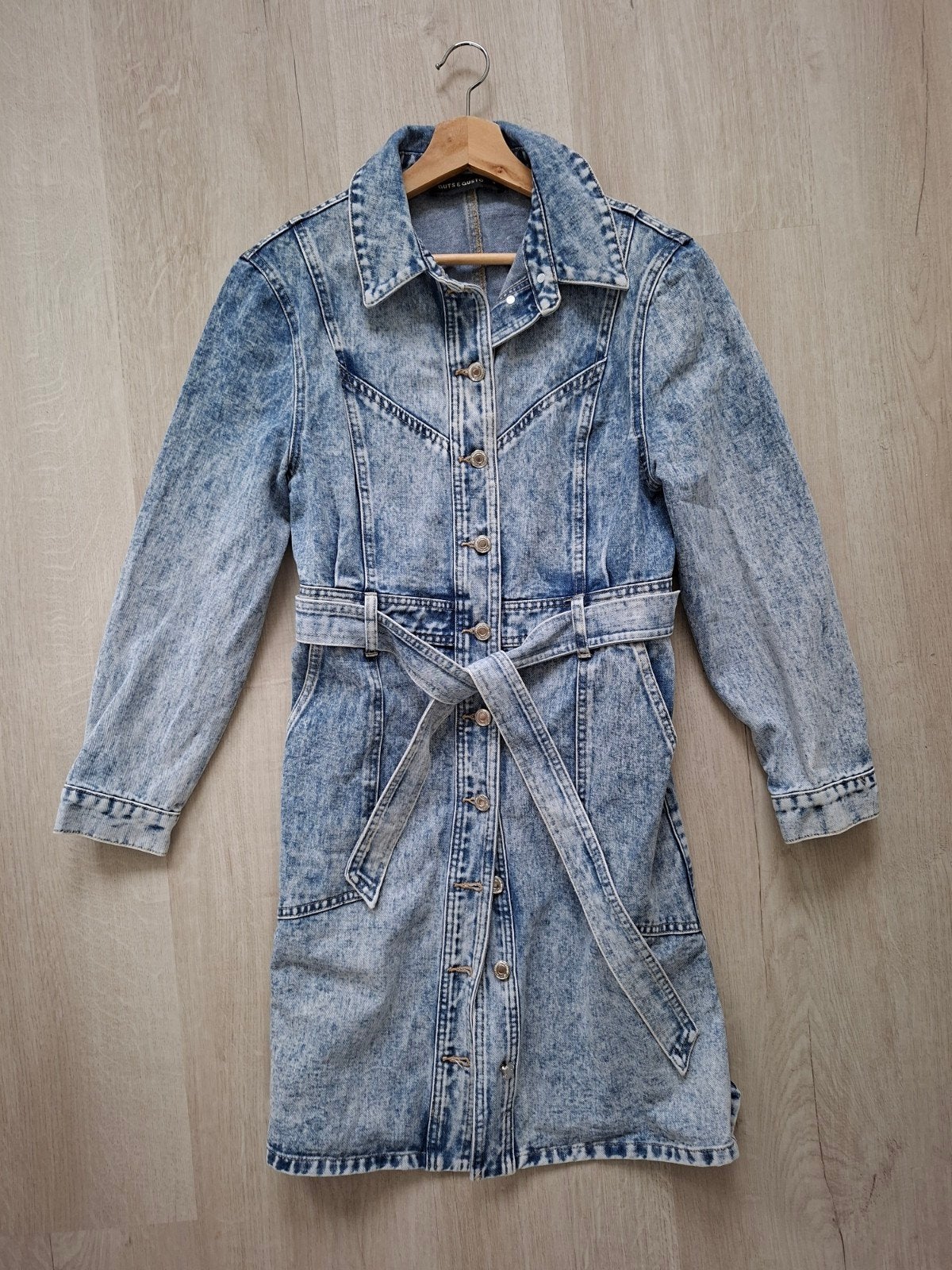 Spijkerjurk maat S, Kleding | Dames, Blauw, Ophalen of Verzenden, Zo goed als nieuw, Knielengte
