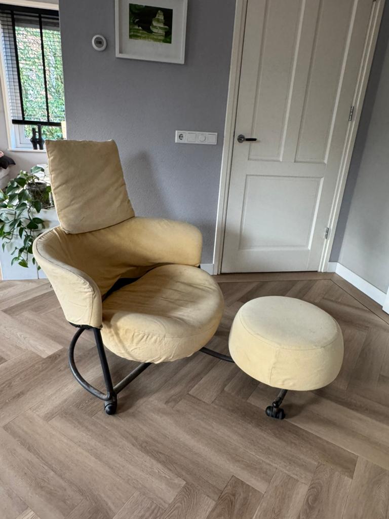 Fauteuil Cassina Girotonda Lounge Chair, Ophalen, Girotonda, Gebruikt, 125 tot 150 cm