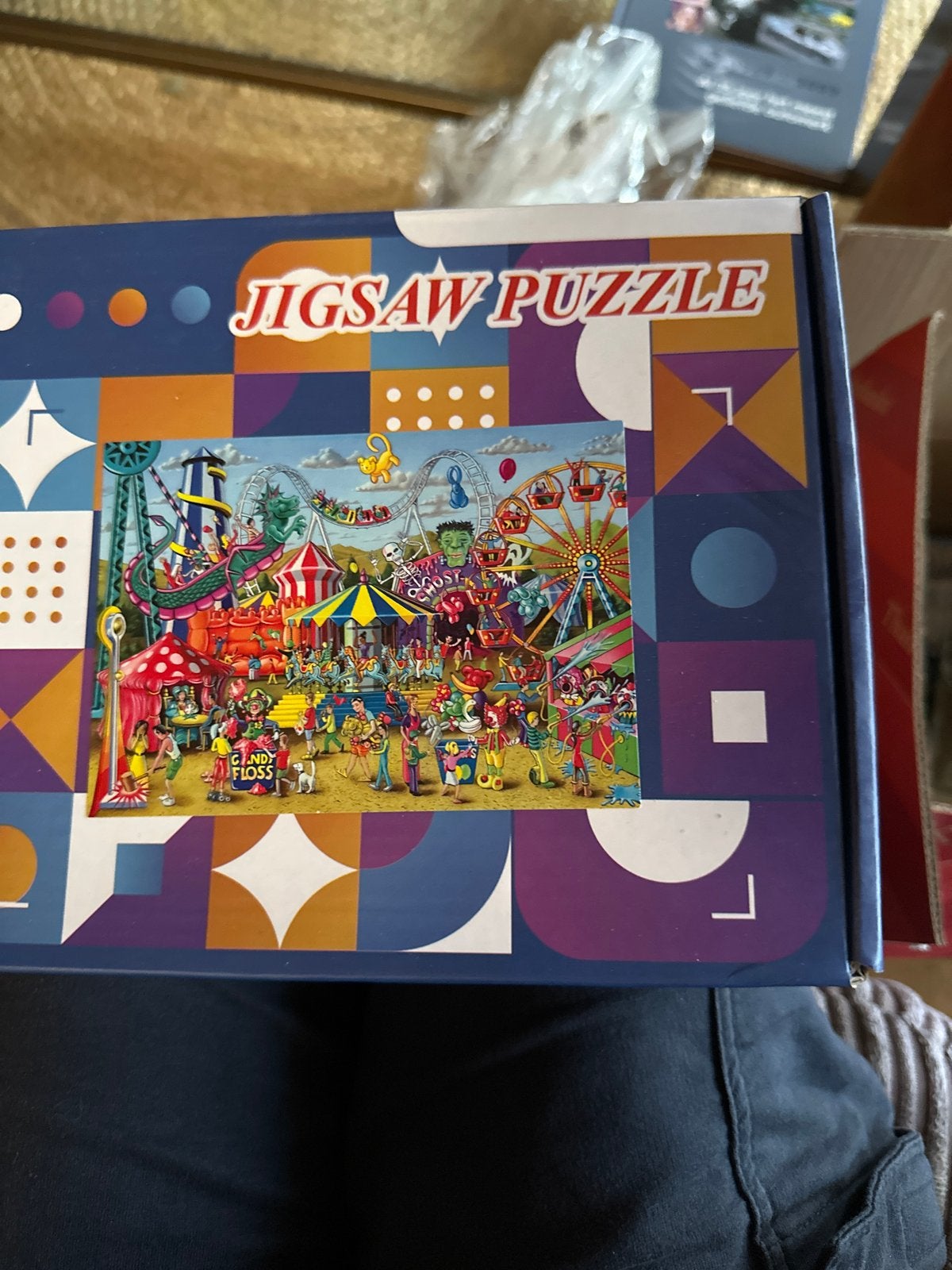 Nieuwe Jigsaw Puzzel - Kermis Thema, Ophalen of Verzenden, 500 t/m 1500 stukjes, Nieuw, Legpuzzel