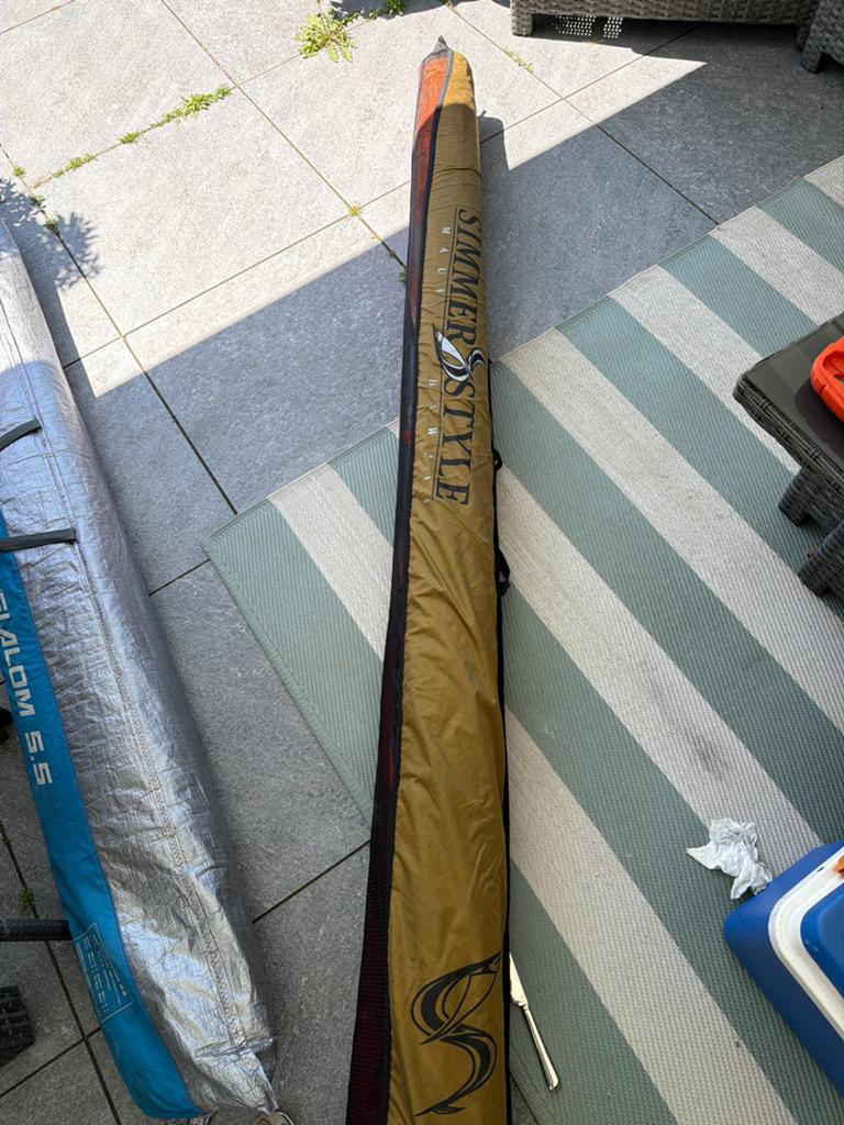 Windsurfzeil CyberRACE 8.3 Summer Style, Watersport en Boten, Windsurfen, Overige merken, Gebruikt, Ophalen of Verzenden, 8 m² of meer