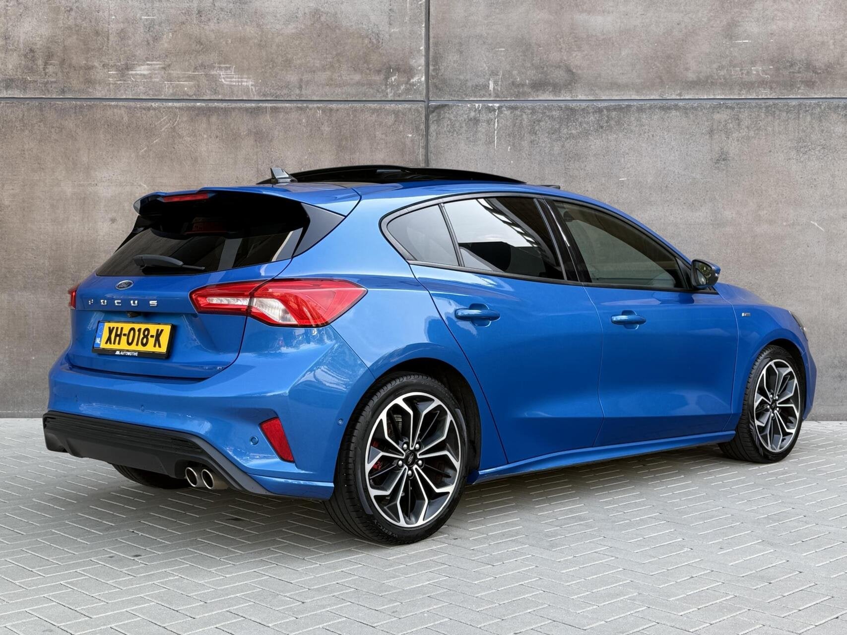 Ford Focus 1.0 EcoBoost ST Line Business | Panoramdak | Full, Auto's, Gebruikt, Met garantie (alle), Blauw, Origineel Nederlands