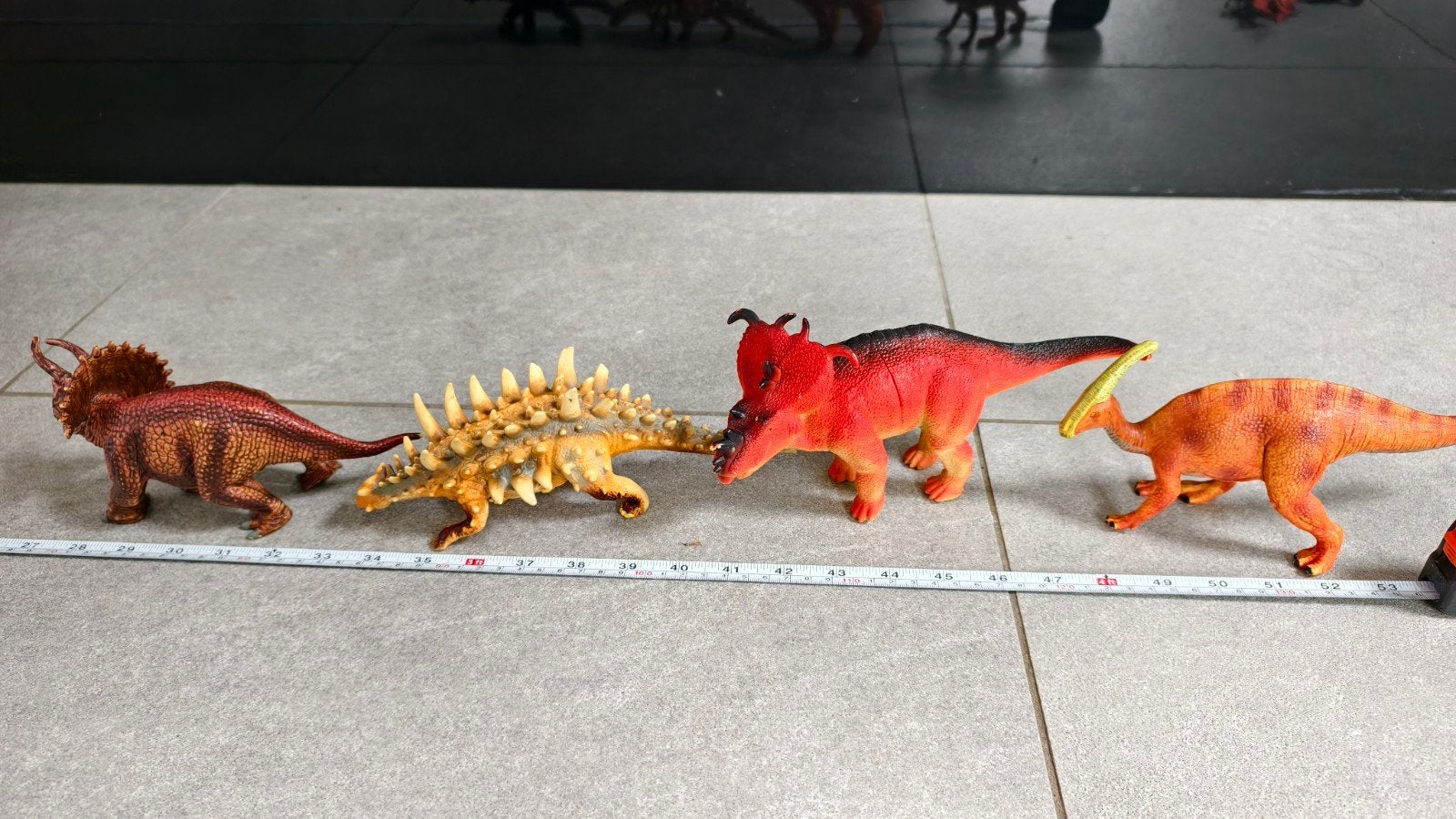 28 dino figuren – grote dino's tot ca. 30 cm – dinosaurus sp, Ophalen of Verzenden, Zo goed als nieuw