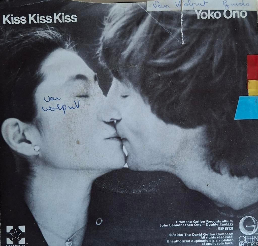 Yoko Ono - Kiss kiss kiss (1980), Cd's en Dvd's, Vinyl Singles, 7 inch, Zo goed als nieuw, Pop, Single