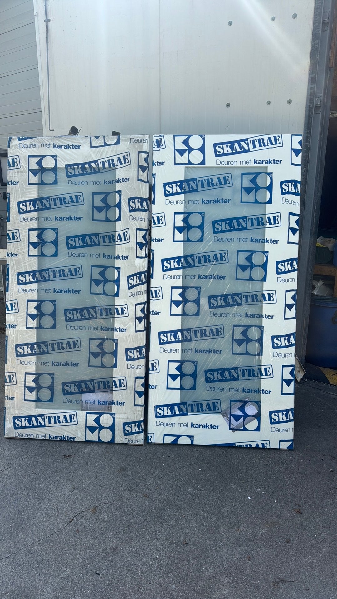 14 paneeldeur 93x201.5 cm sks 3451 melkglas nr 472, Ophalen, 80 tot 100 cm, Binnendeur, Nieuw