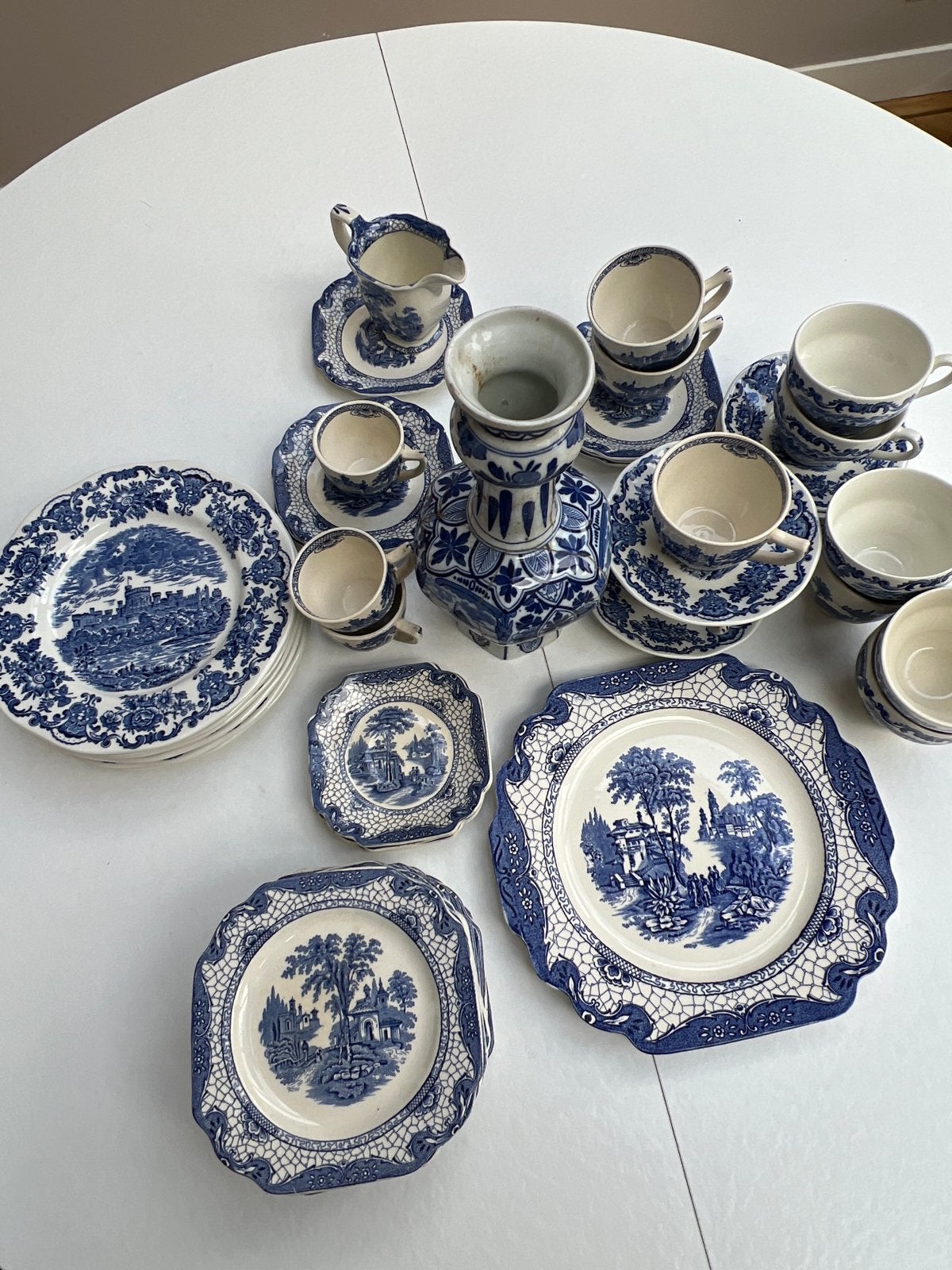 Klassiek Servies Adams Landscape & Unicorn Tableware, Ophalen