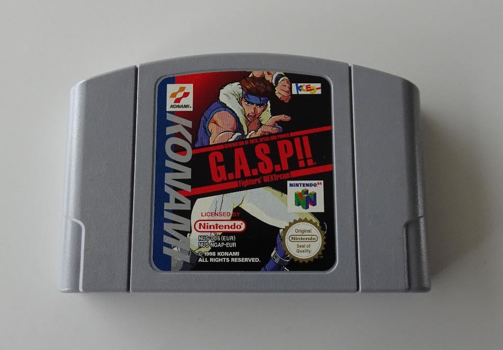 G.A.S.P!! Fighters’ NEXTream voor Nintendo 64, Ophalen, Overige genres, 1 speler, Zo goed als nieuw