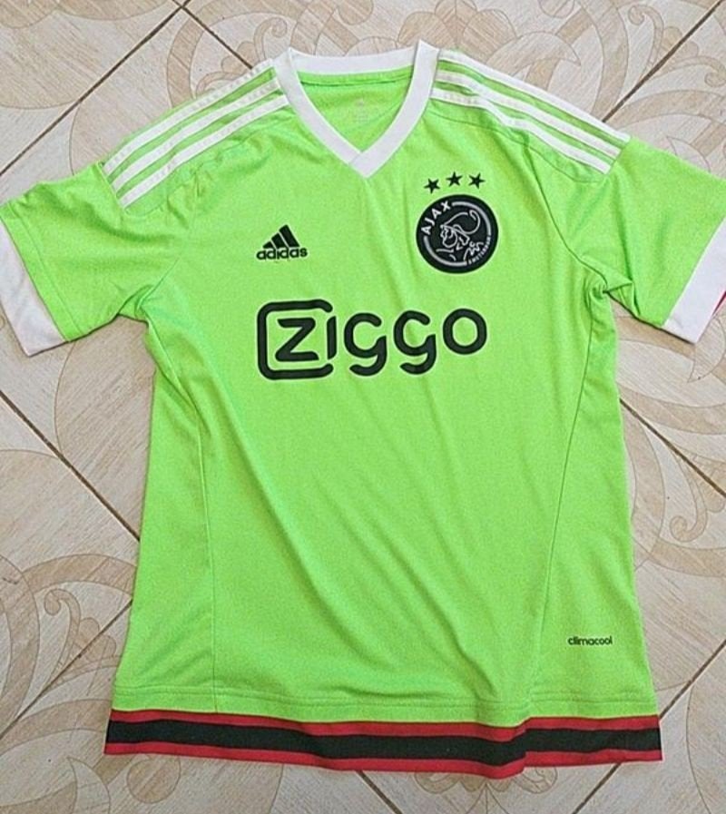 Ajax uitshirt 2015/2016 - Groen - Maat M, Sport en Fitness, Ophalen of Verzenden