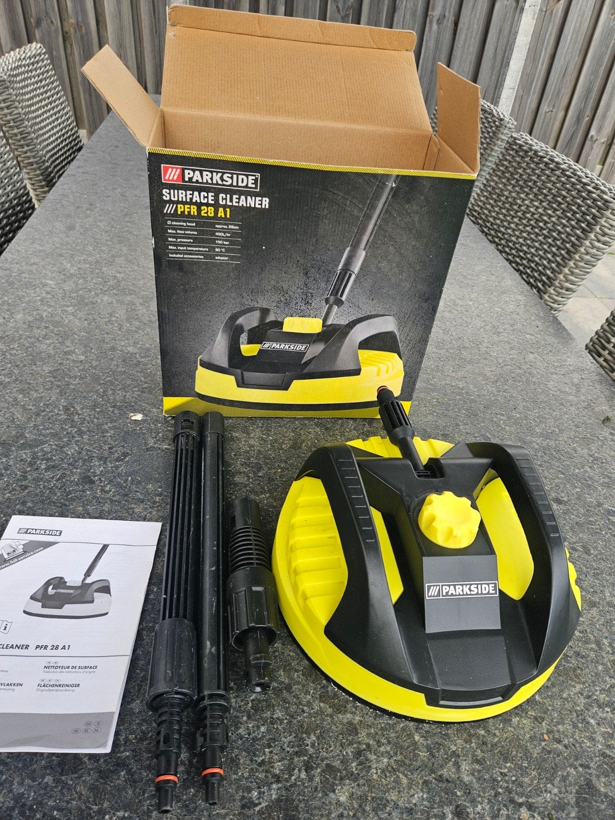 Parkside reiniger voor oppervlakken, Tuin en Terras, Ophalen, Zo goed als nieuw, Elektrisch, Parkside