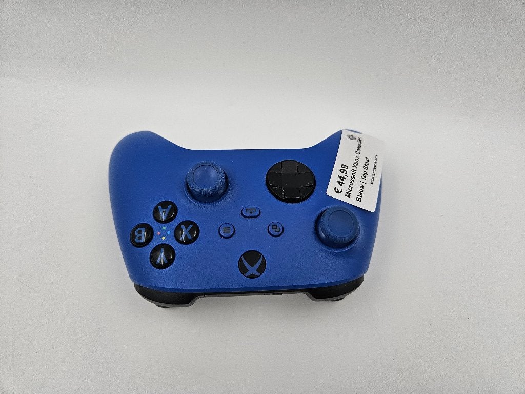 Microssoft Xbox Controller Blauw | Top Staat, Ophalen of Verzenden, Zo goed als nieuw