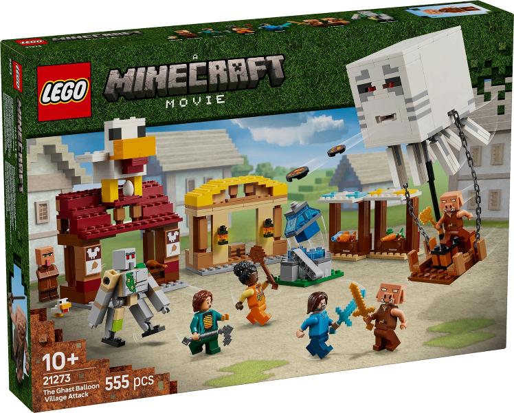 Lego Minecraft set 21273 De Ghast-ballon aanval op het dorp, Minecraft, Lego, Nieuw, Ophalen of Verzenden