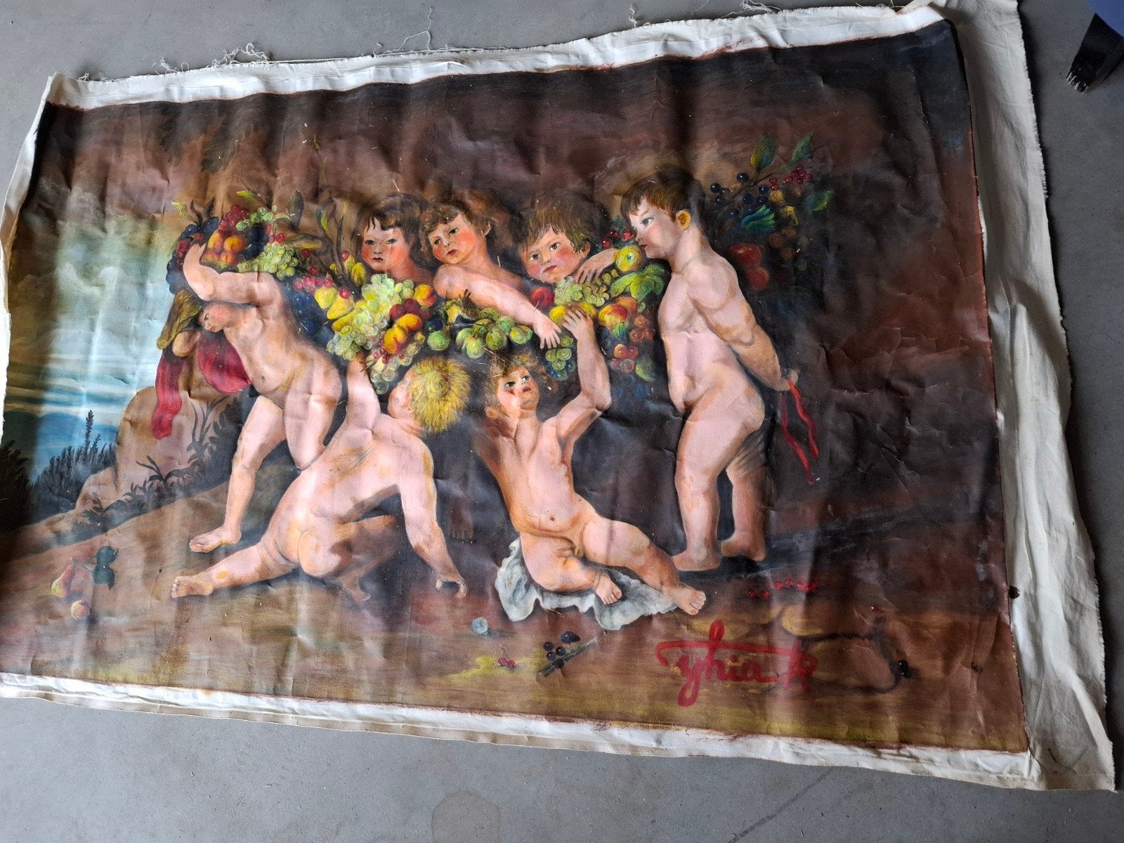 Peter Paul Rubens handgeschilderd schilderij, Antiek en Kunst, Ophalen