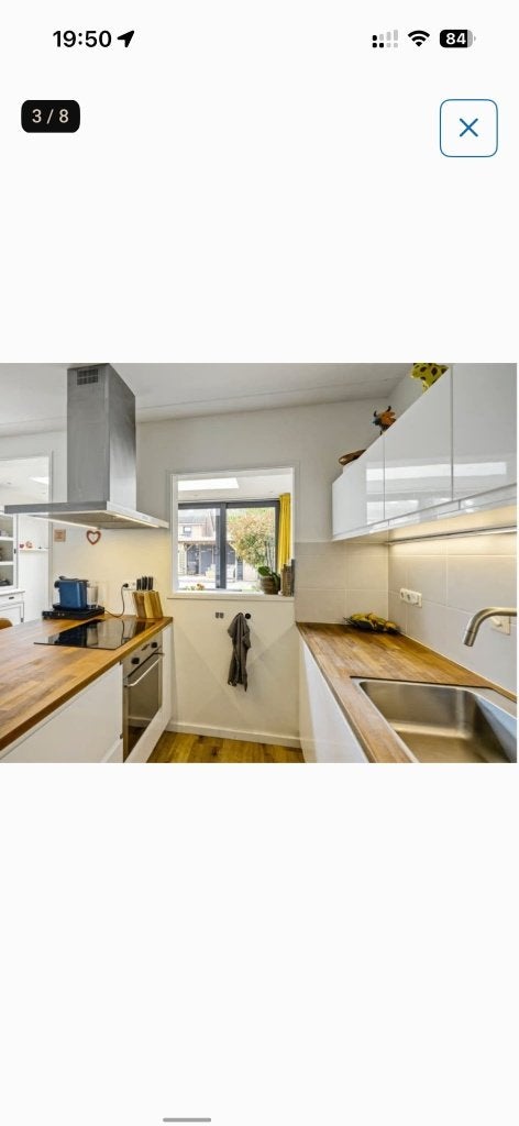 Moderne IKEA hoogglans witte eilandkeuken GEDEMONTEERD, Wit, Overige typen, Ophalen of Verzenden, Zo goed als nieuw
