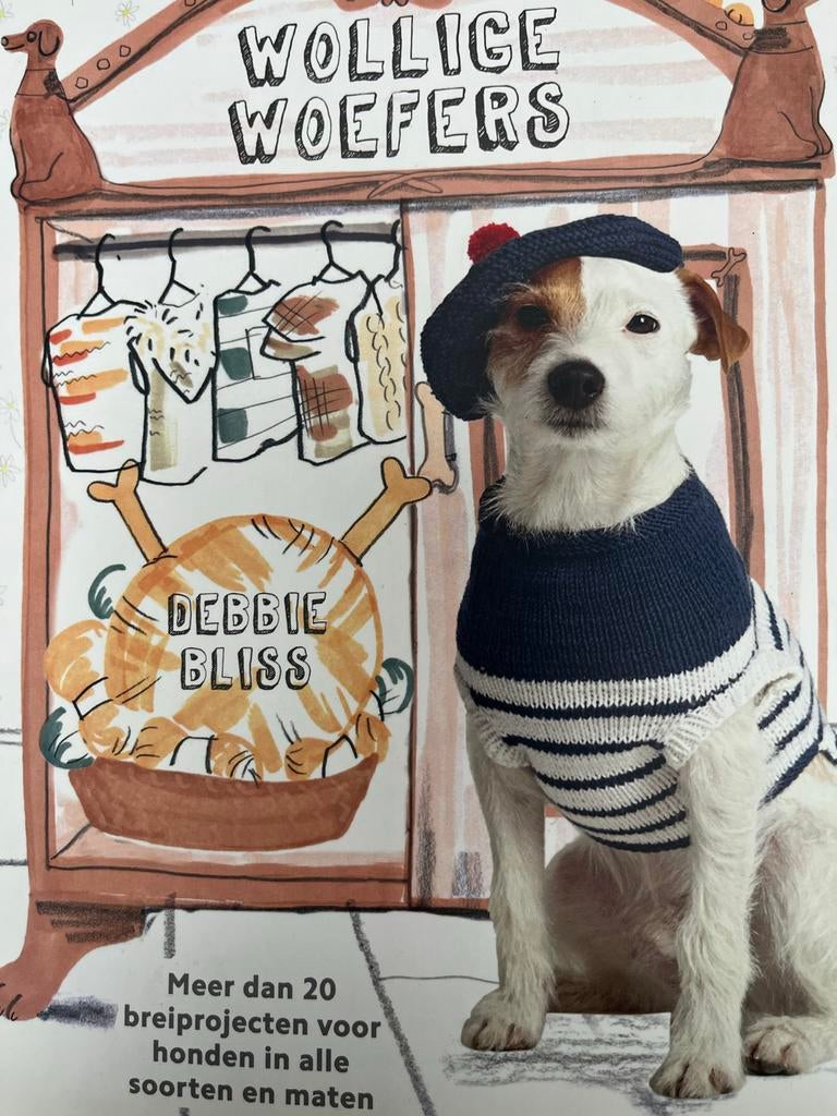 Wollige Woefers: Breiboek voor honden - Debbie Bliss, Boeken, Ophalen of Verzenden, Zo goed als nieuw, Breien en Haken