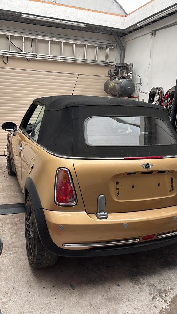 Mini cabrio 2004 opknapper, Ophalen