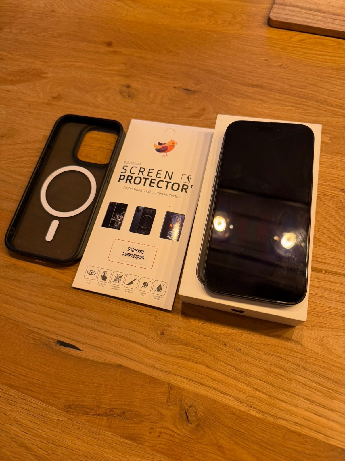 Iphone 15 pro 256GB, Zwart, Zo goed als nieuw, IPhone 15 Pro, Ophalen
