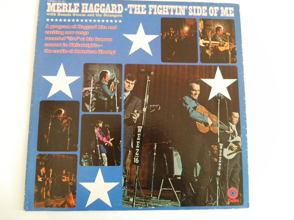 LP Merle Haggard - The Fightin Side Of Me, LP, Gebruikt, Ophalen of Verzenden, 12 inch