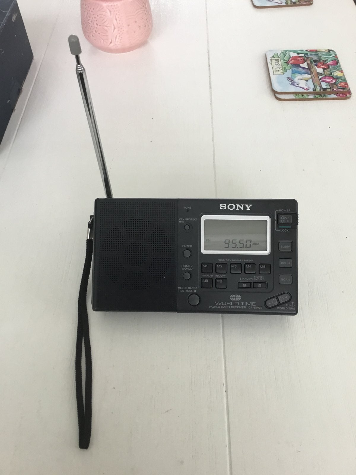 Vintage Sony wereld ontvanger ICF-SW33, Ophalen, Gebruikt, Wereldontvanger