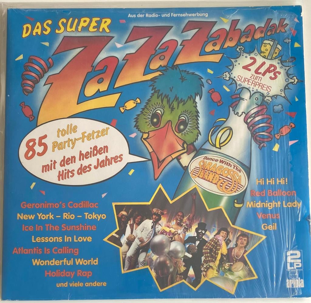 Saragossa Band - Das Super Za-Za-Zabadak (1986 2LP) - VG+/NM, Cd's en Dvd's, 1980 - 1989, Ophalen of Verzenden, Zo goed als nieuw