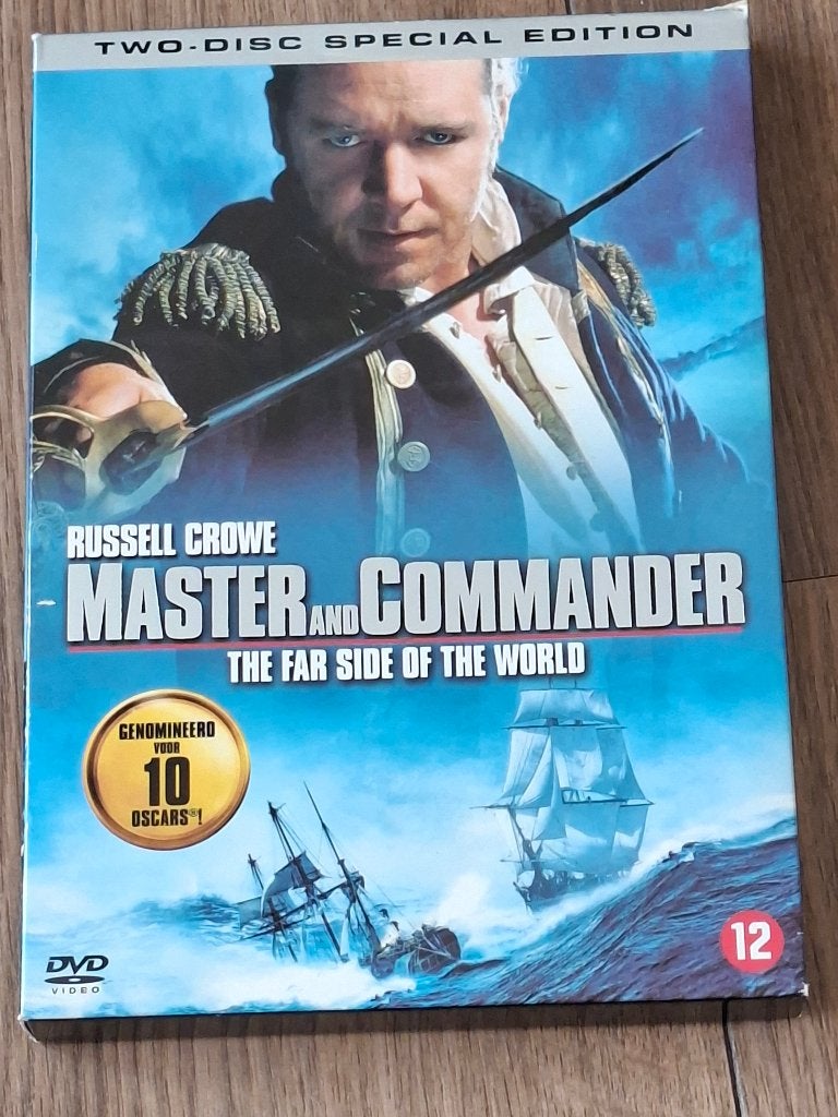 master and commander , russel crowe, Cd's en Dvd's, Vanaf 16 jaar, Ophalen of Verzenden, Zo goed als nieuw