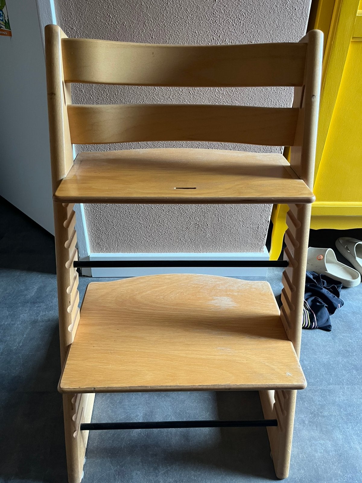 Stokke Tripp Trapp - houten uitvoering, Ophalen, Zo goed als nieuw, Meegroeistoel