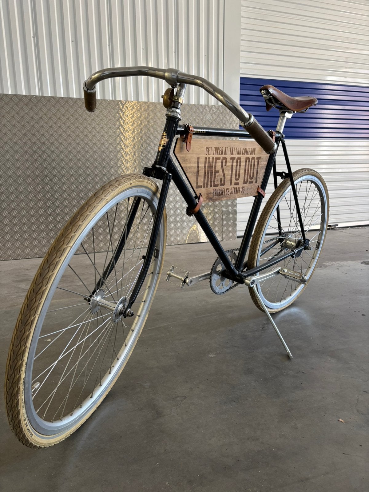 Achielle retro fiets model sam met brooks zadel, Fietsen en Brommers, Ophalen, Zo goed als nieuw, Overige merken