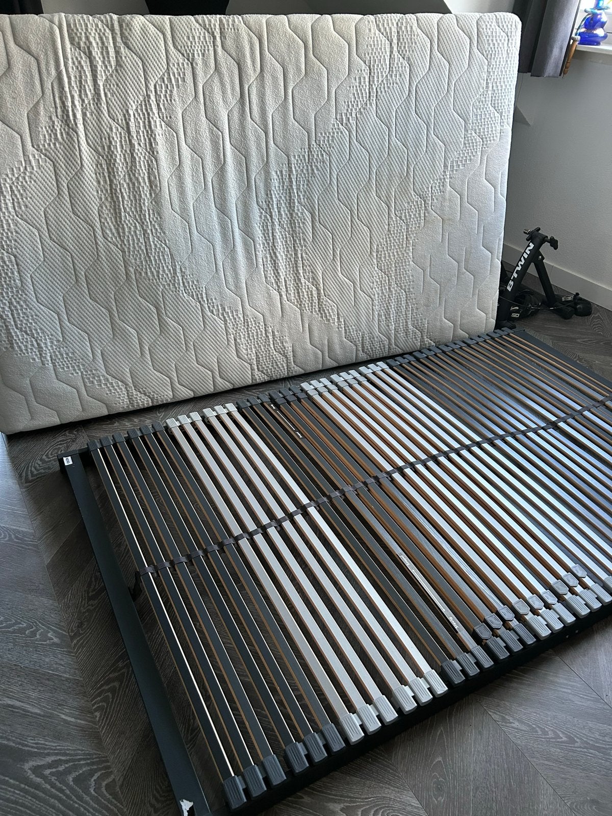 Lattenbodem en matras -, Ophalen, Gebruikt, Twijfelaar, 120 cm