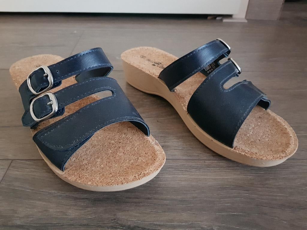Slippers / gezondheidsschoenen - maat 40 - Bio Comfort NIEUW, Kleding | Dames, Schoenen, Slippers, Zwart, Ophalen of Verzenden