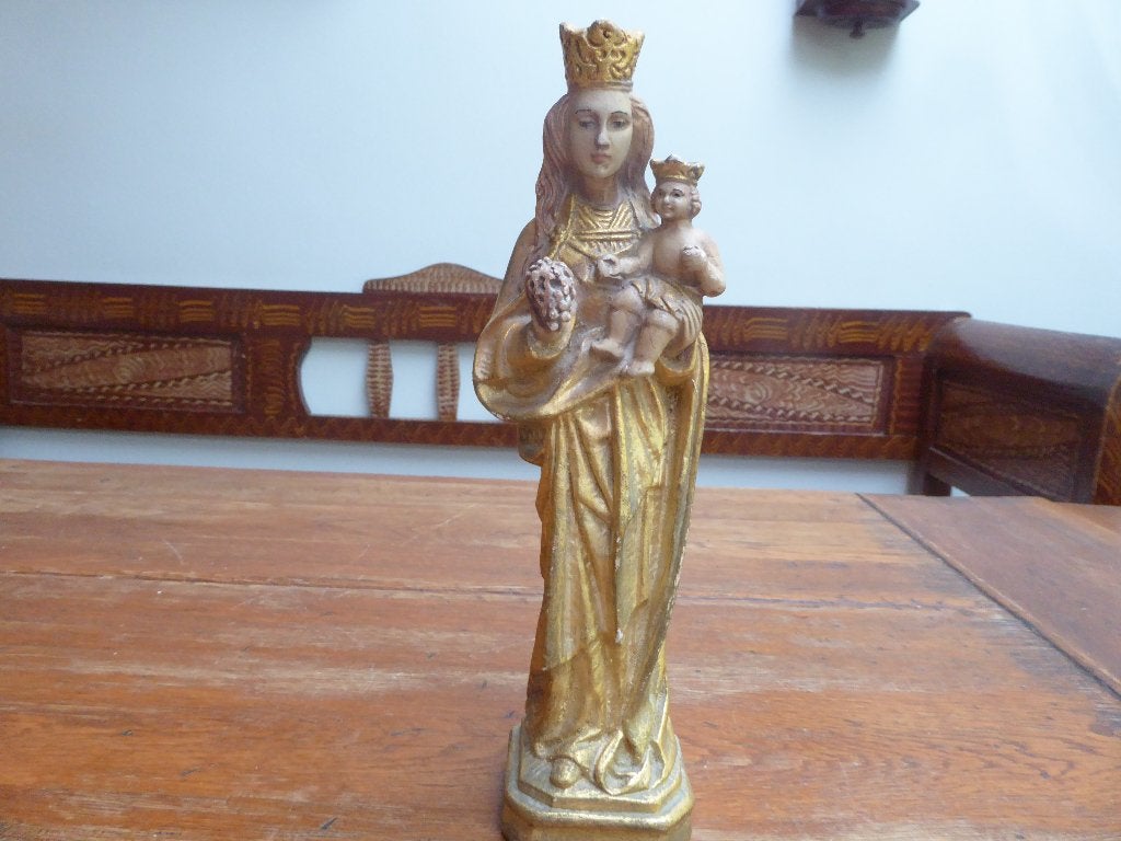Mooi gipsen Maria beeld, Antiek en Kunst, Ophalen of Verzenden
