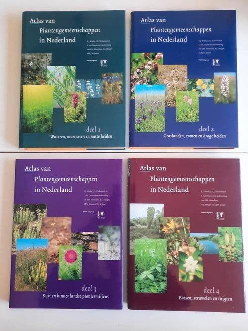 Atlas van plantengemeenschappen in Nederland . 4 - delig, Boeken, Natuur, Ophalen of Verzenden, Zo goed als nieuw, E.J. Weeda ea.