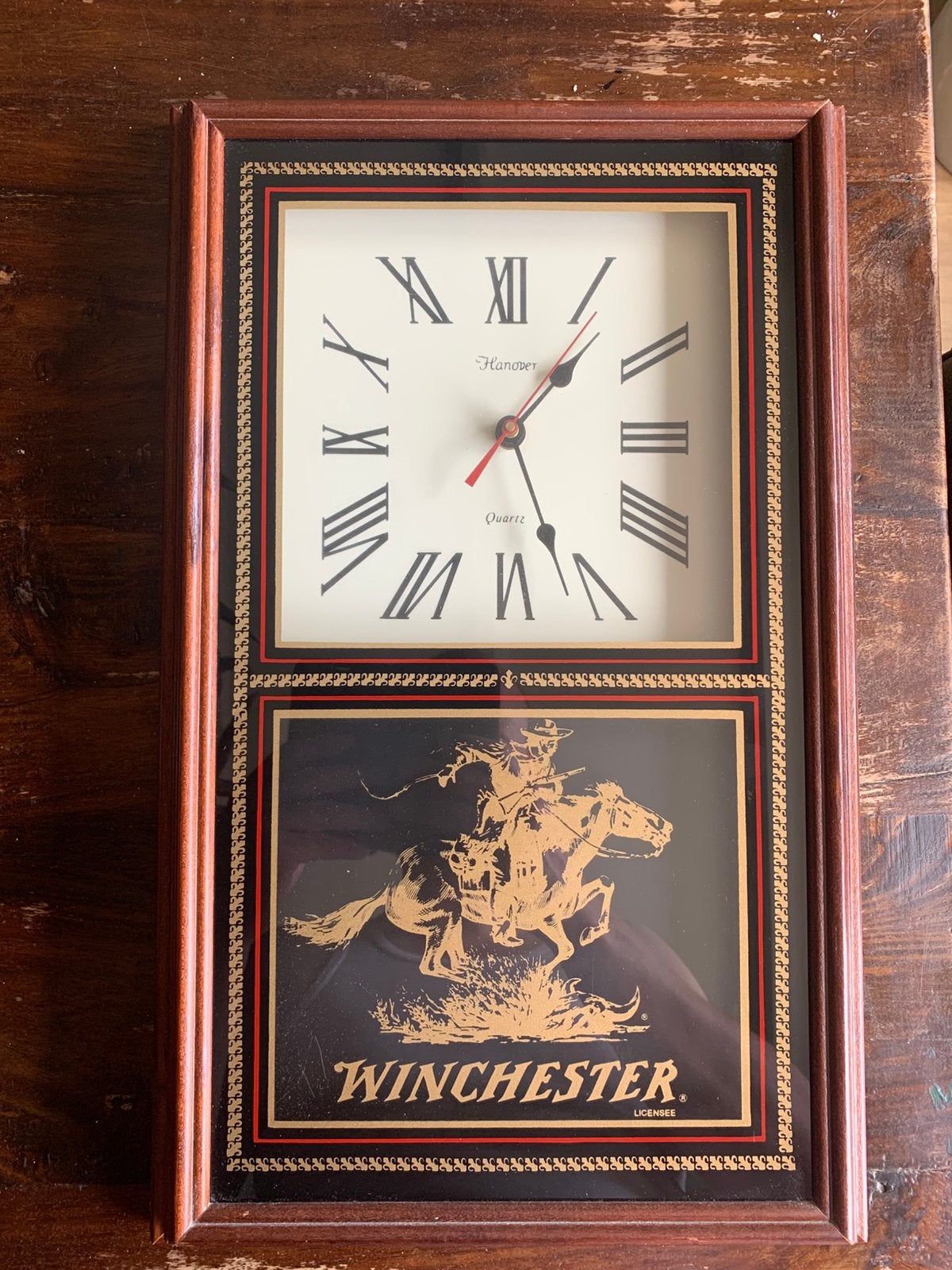 Winchester klok, Ophalen