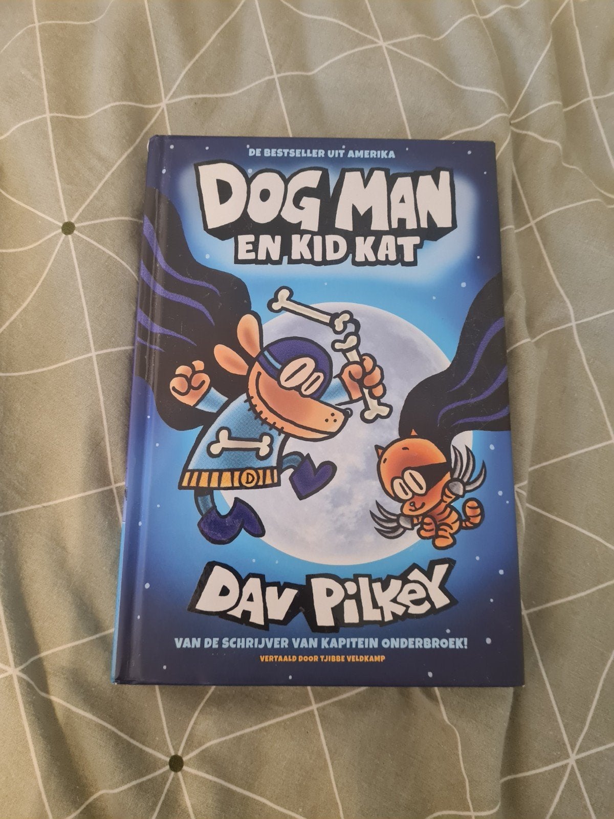 dog man en kid kat van dav pilkey, Ophalen of Verzenden, Zo goed als nieuw, Cartoons