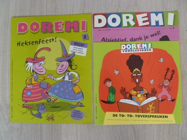 2 Doremi 's: Heksenfeest + Alsjeblief, dank je wel!, Boeken, Ophalen of Verzenden, Zo goed als nieuw, Jongen of Meisje, Non-fictie