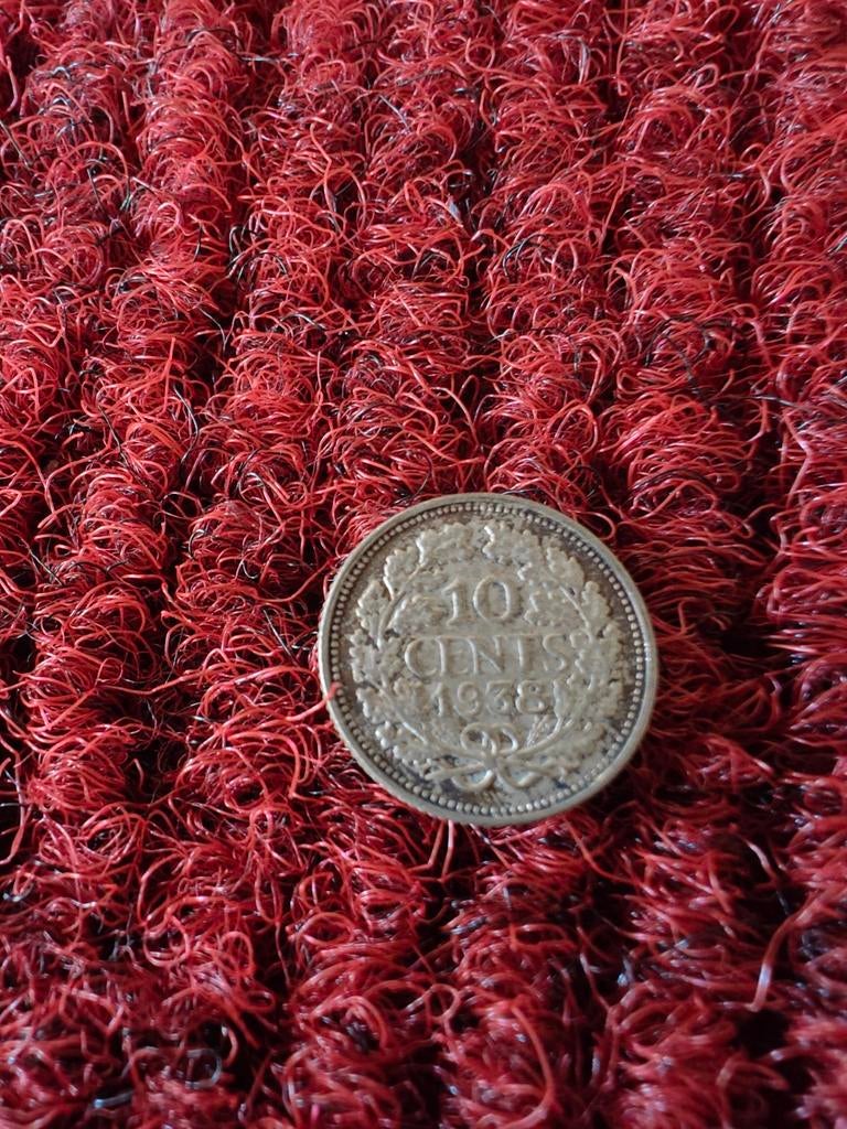 10 Cent Munt Koningin Wilhelmina 1938, Postzegels en Munten, Munten | Nederland, Ophalen of Verzenden, Koningin Wilhelmina, 10 cent