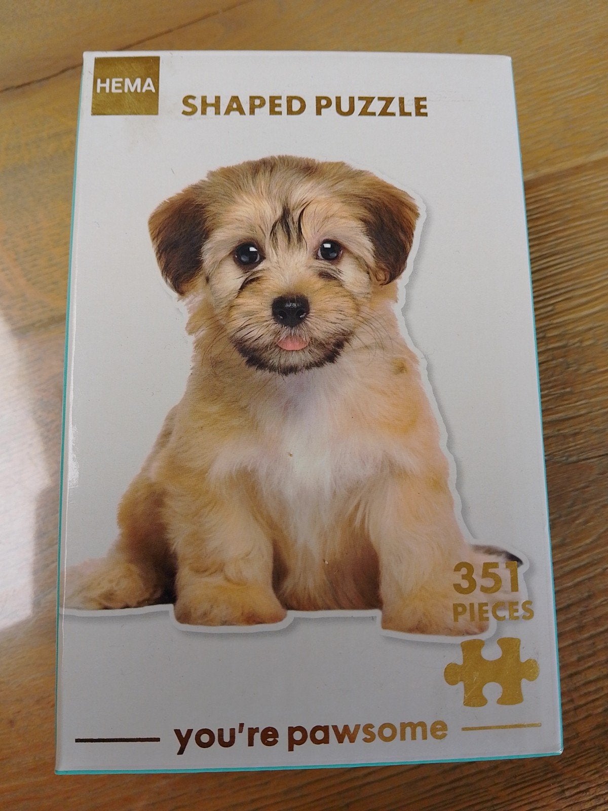 Puzzel hond, Ophalen of Verzenden, Minder dan 500 stukjes, Gebruikt, Legpuzzel