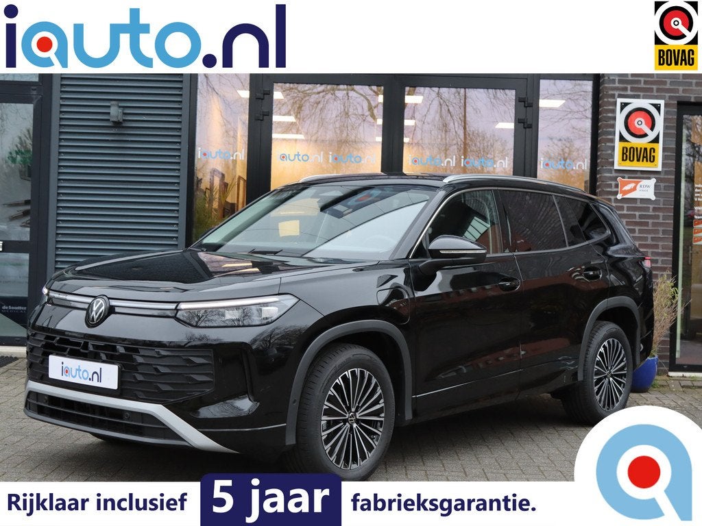 Volkswagen Tayron 1.5 eHybrid 204PK Edition IQ.Light/Keyless, Auto's, Volkswagen, 12 maanden, 4 cilinders, Leder en Stof, Zwart