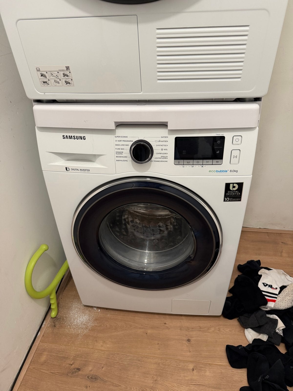 Samsung WW80J5426FW Wasmachine - 8kg - ZGAN, Ophalen, 1200 tot 1600 toeren, 8 tot 10 kg, Zo goed als nieuw
