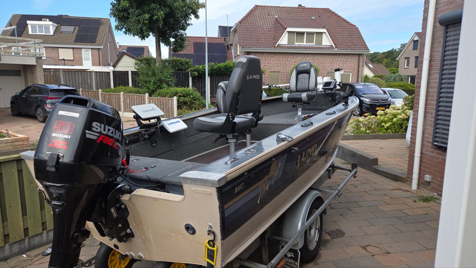 Lund 1660 met Suzuki 50 pk buitenboordmotor, Overige merken, Gebruikt, Ophalen of Verzenden, 2 m