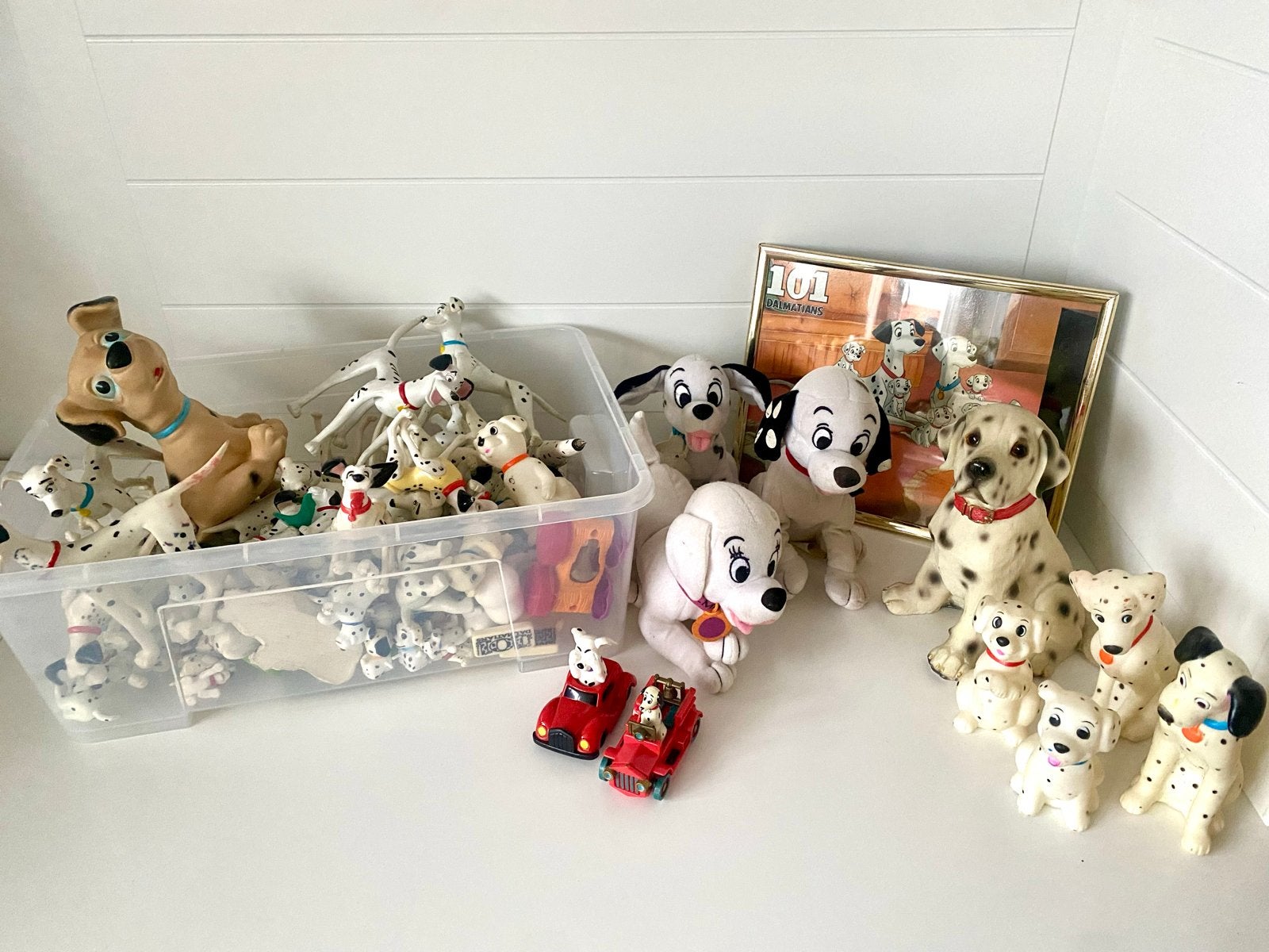Grote verzameling 101 Dalmatiërs figuren en knuffels, Ophalen of Verzenden, Gebruikt