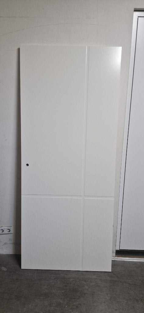 Witte deur 88 x 211.5 Opdek Rechts, 80 tot 100 cm, Binnendeur, Ophalen of Verzenden, Zo goed als nieuw