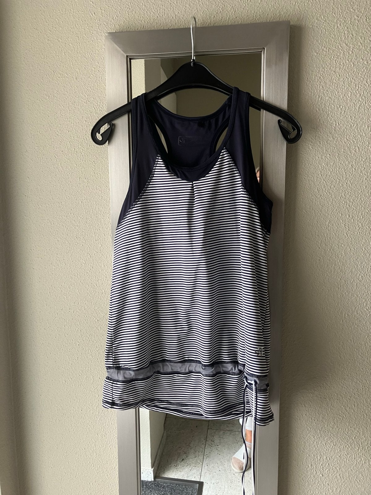 Sport tanktop blauw-wit gestreept - Maat M - Sjeng Sports, Kleding | Dames, Maat 38/40 (M), Blauw, Ophalen of Verzenden, Zo goed als nieuw