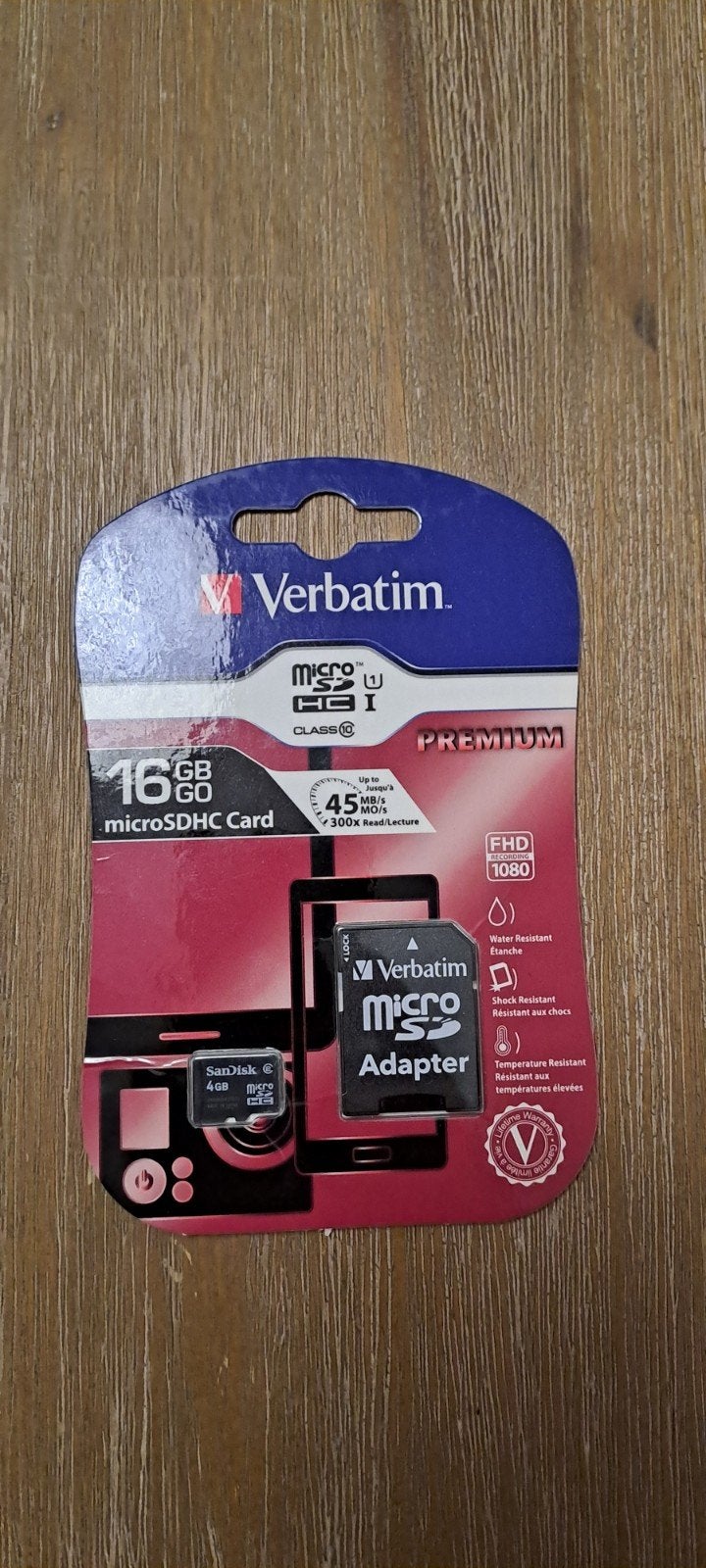 Kingston en Verbatim MicroSDHC kaarten met adapters, Audio, Tv en Foto, MicroSDHC, Gebruikt, Kingston, Verbatim, Ophalen of Verzenden