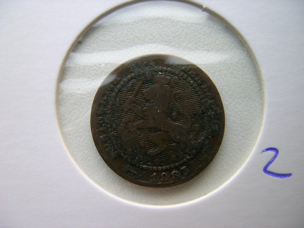 Cent 1883 (nr 2), Postzegels en Munten, Munten | Nederland, Ophalen of Verzenden, Koning Willem III, 1 cent, Losse munt