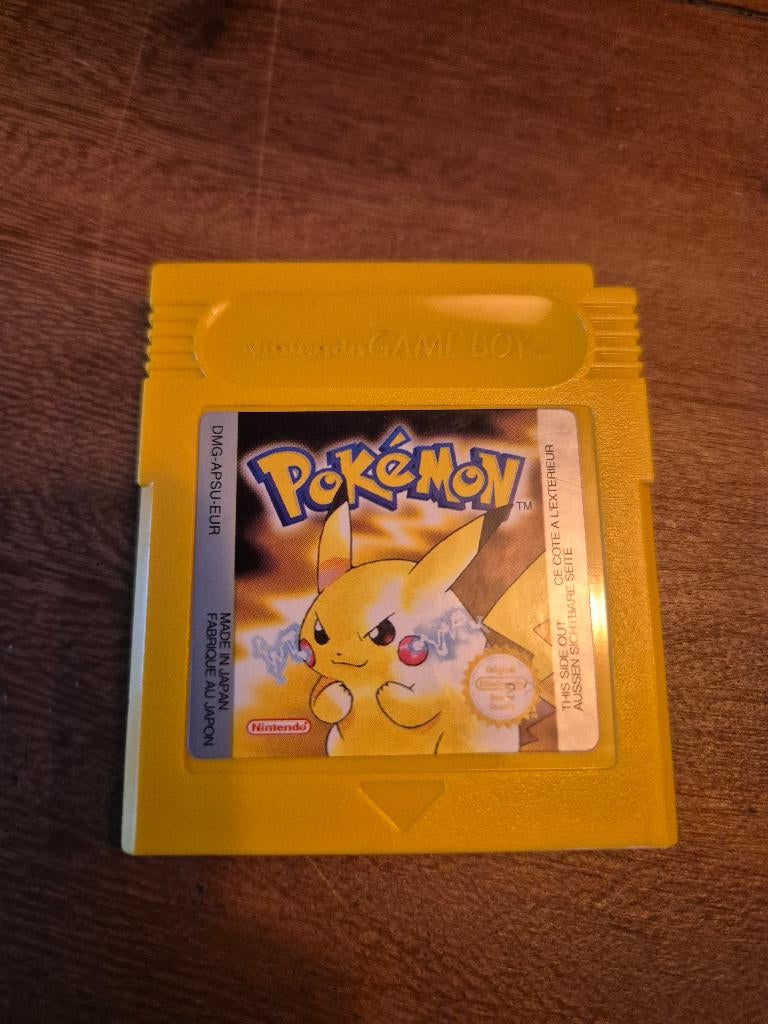 Pokémon Yellow (Game Boy) – Origineel – Werkende Save, Avontuur en Actie, 1 speler, Ophalen of Verzenden, Zo goed als nieuw