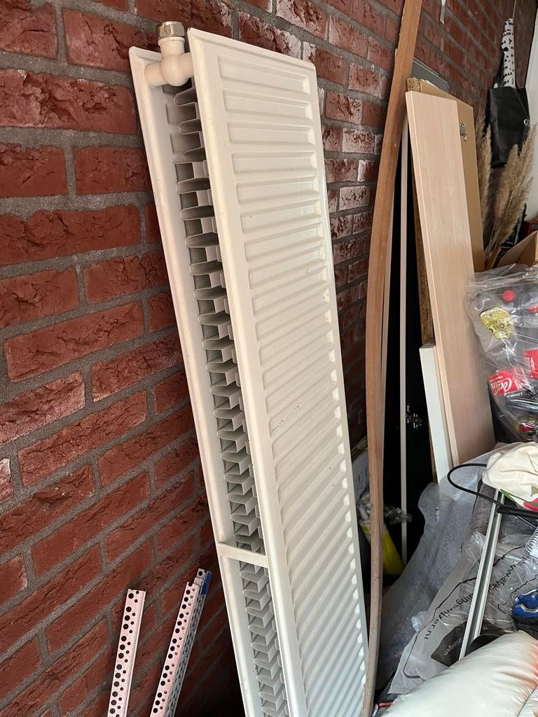 Witte radiator, gebruikt, Gebruikt, Radiator, Ophalen of Verzenden, 60 tot 150 cm