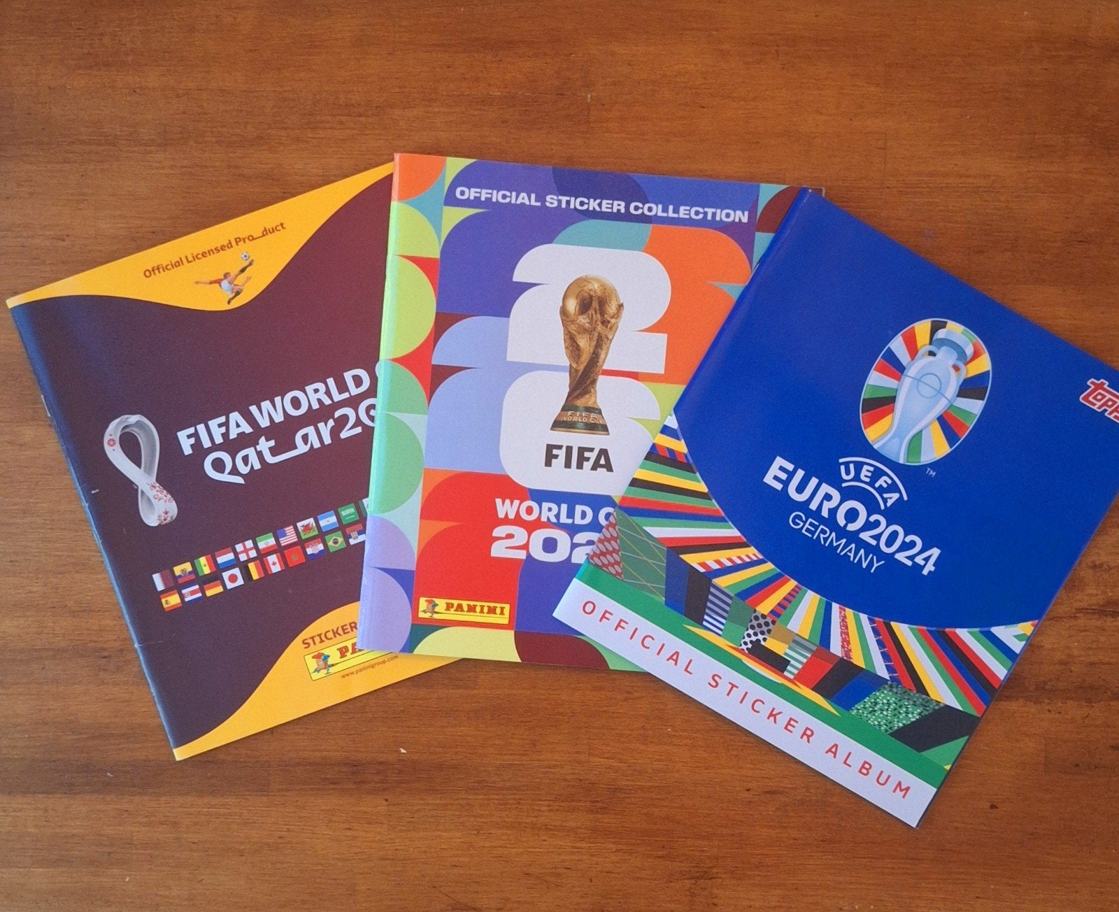 Panini Albums WK 22/26. Topps album EK 24, Ophalen of Verzenden, Zo goed als nieuw, Buitenlandse clubs, Poster, Plaatje of Sticker
