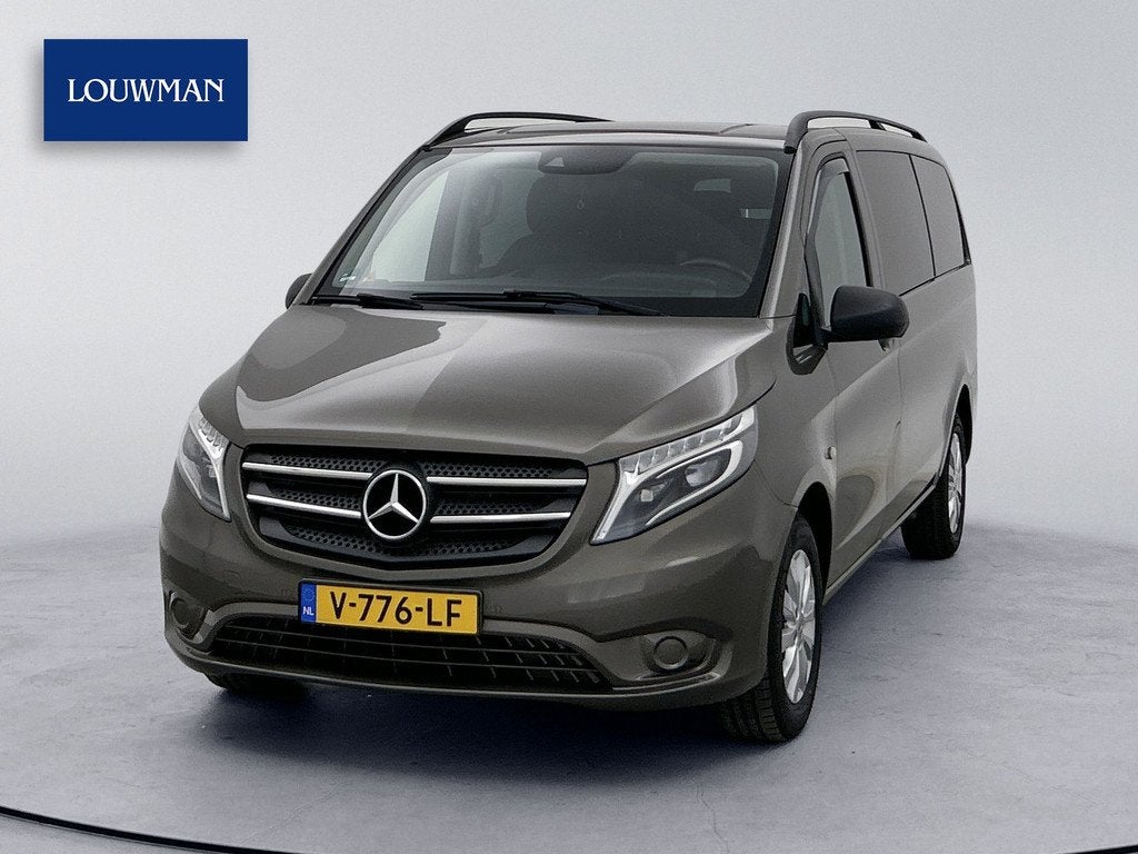 Mercedes-Benz Vito 114 CDI Lang DC Led Dubbele cabine Climat, Auto's, Bestelauto's, Automaat, Gebruikt, 4 cilinders, Bedrijf
